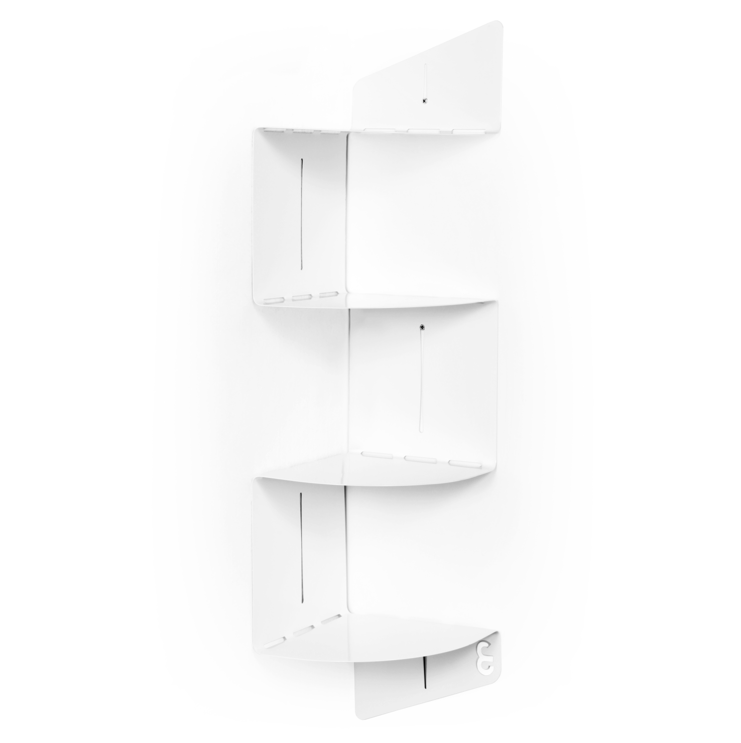 U-Bend It Corner Shelf - White